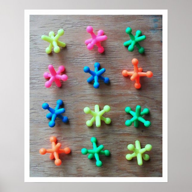 Poster de Jacks Coloridos (Frente)