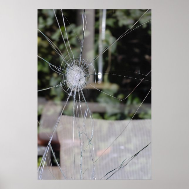 Poster de janela quebrada (Frente)