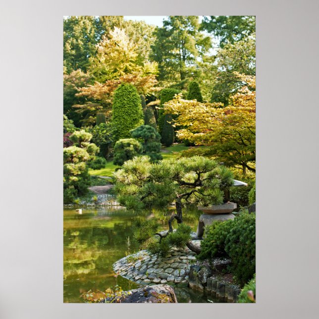 Poster de Jardim Japonês (Frente)