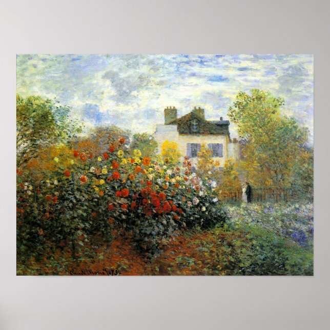 Poster de Jardim Rosa Monet (Frente)