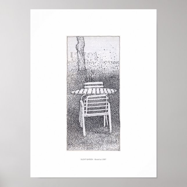 POSTER DE JARDIM SILENT (Frente)