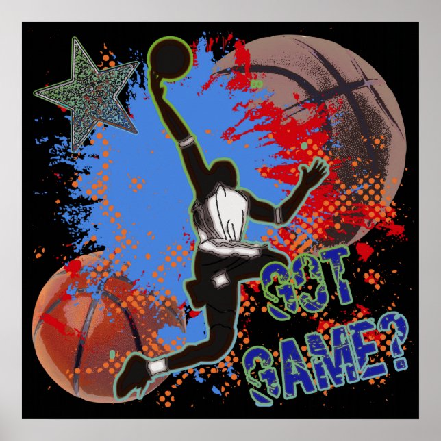 POSTER DE JOGO - BASKETBALL (Frente)