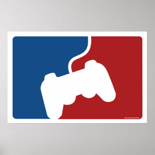 Poster de jogos Pro Gamer - Geek do controlador