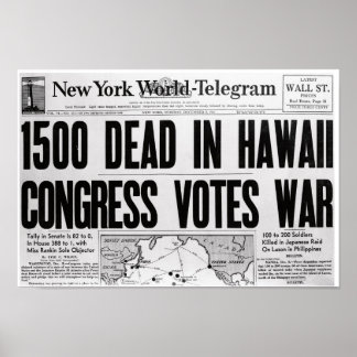 Poster de jornal WII