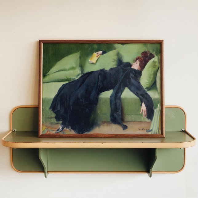 Poster de Jovem Decadente - Ramon Casas Vintage (Criador carregado)