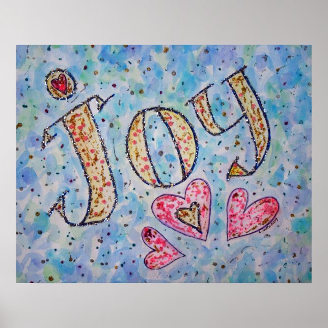 Poster de "Joy" de Palavra Inspiracional (Frente)