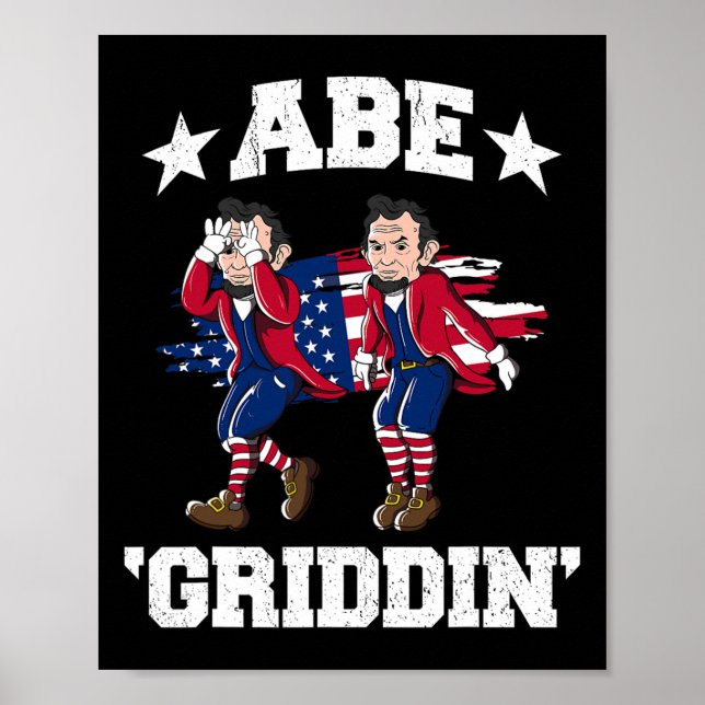 Poster De Julho Benjamin Franklin Griddy Ben Griddin (Frente)
