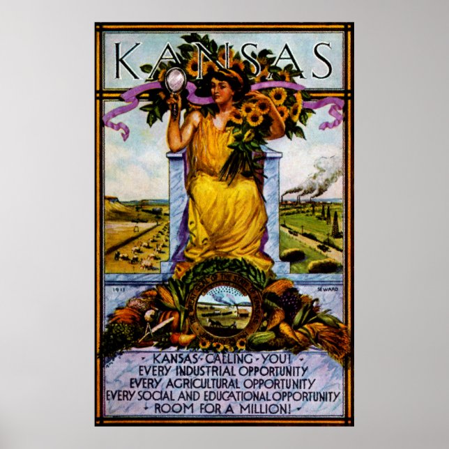 poster de Kansas de 1911 (Frente)