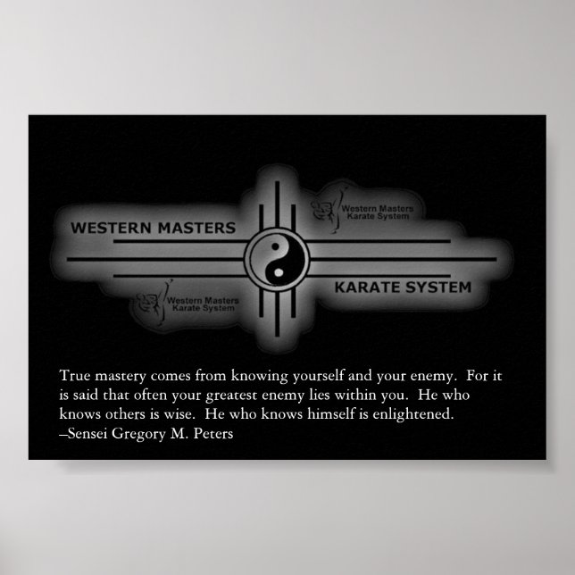 Poster de Karato Inspiracional (Frente)