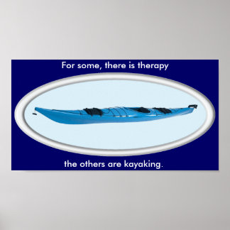 poster de kayak