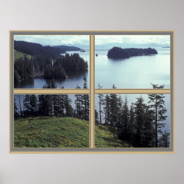 Poster de Kazakof Bay Alaska (Frente)