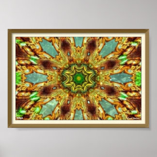 Poster de Keleidoscópio Trippy