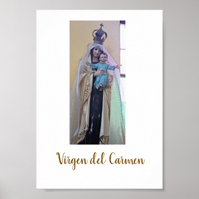 poster de la Virgen del Carmen (Frente)