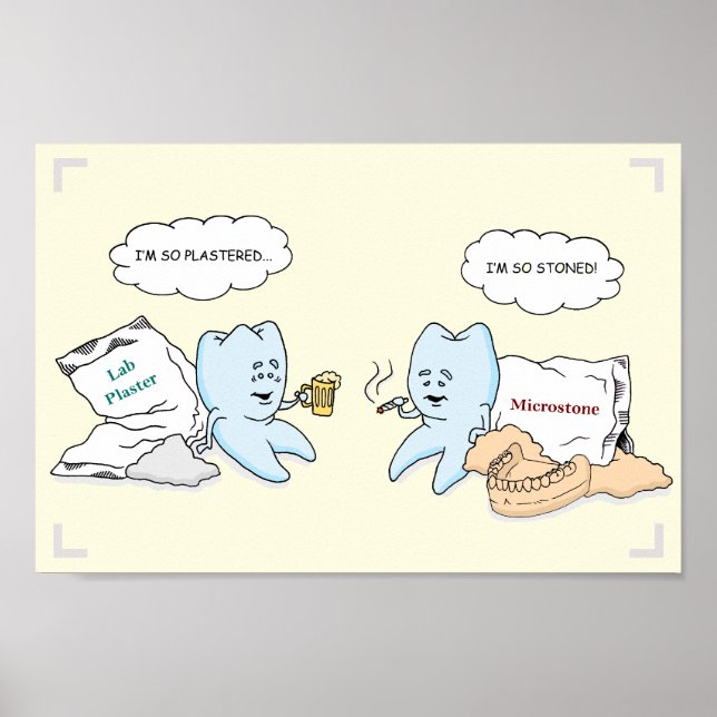 Poster de Laboratório de Dentista (Frente)