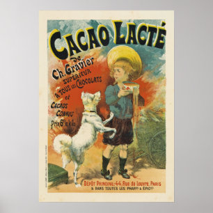 Poster de Lacte do cacau