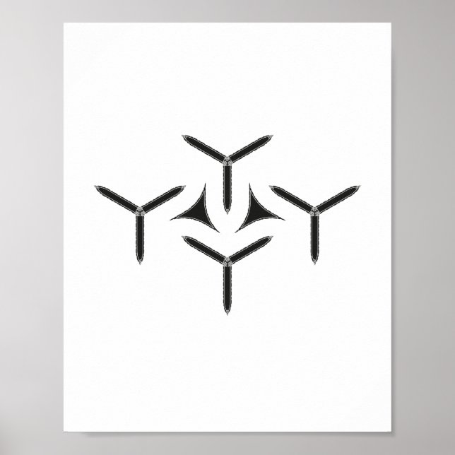 Poster de lâmina gótica (Frente)