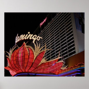 Poster de Las Vegas do flamingo