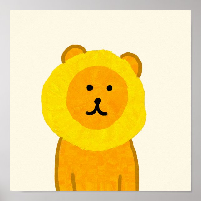 Poster de Leão de Abacaxi (Frente)