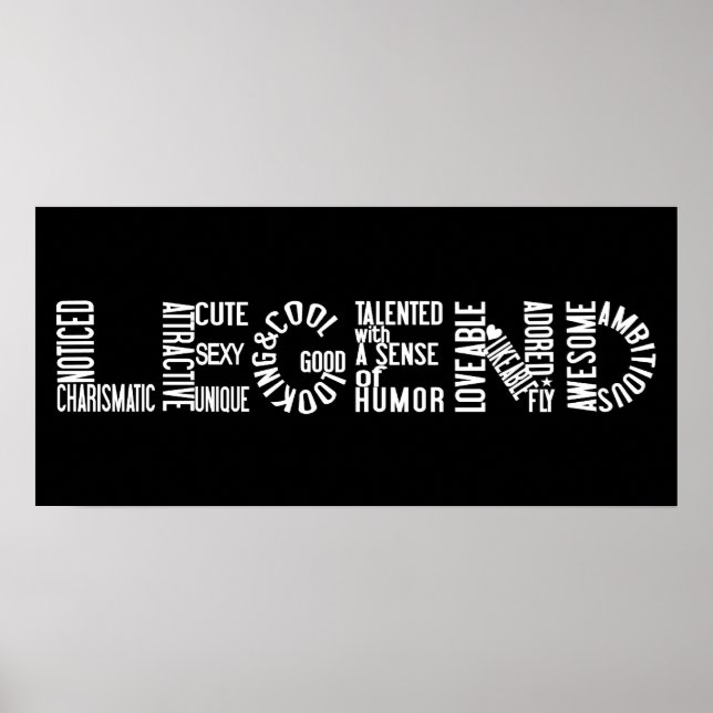 Poster de legenda - personalize! (Frente)