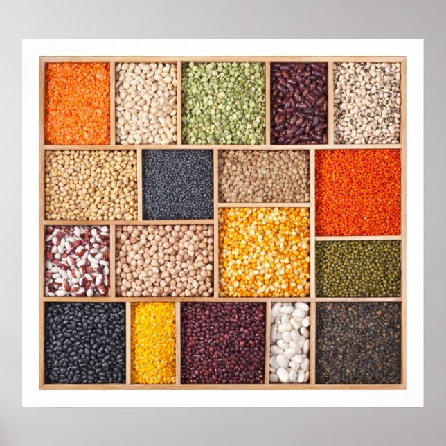 Poster de Leguminosas Adoráveis (Frente)