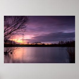 Poster de Leighton Buzzard Winter Sunrise (7775)