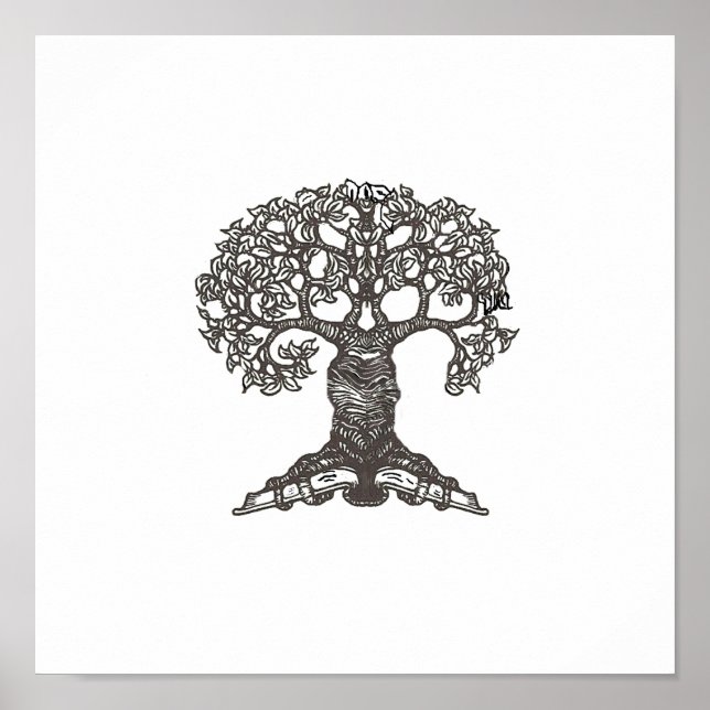 Poster de Leitura de Árvore (Frente)