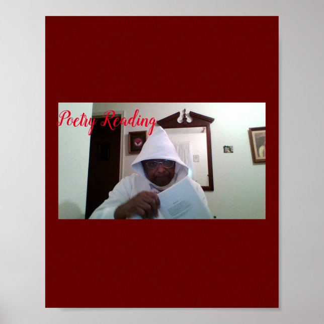 Poster de Leitura de Poesia (Frente)