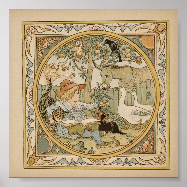 Poster de leitura divertida (Frente)