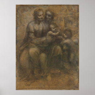 Poster de Leonardo da Vinci de Belas Artes