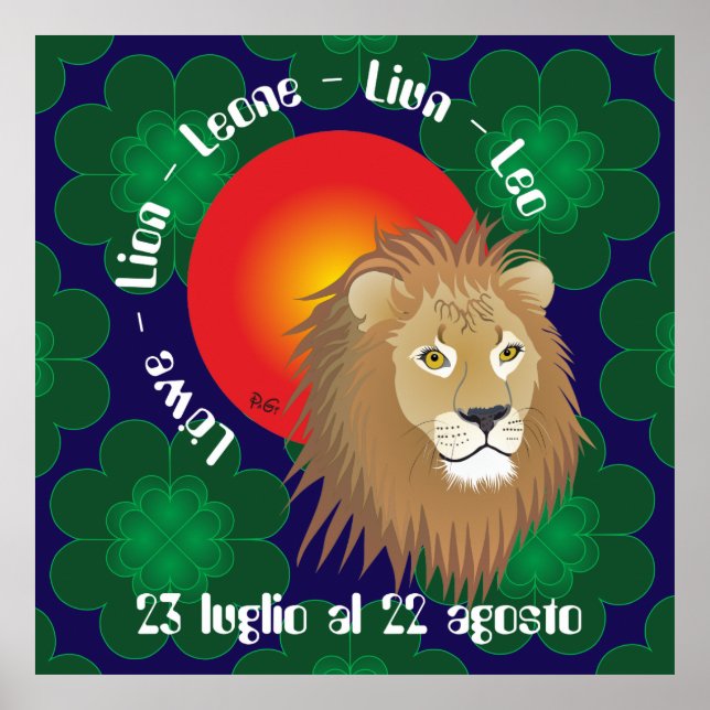 Poster de Leone 23 luglio al 22 (Frente)