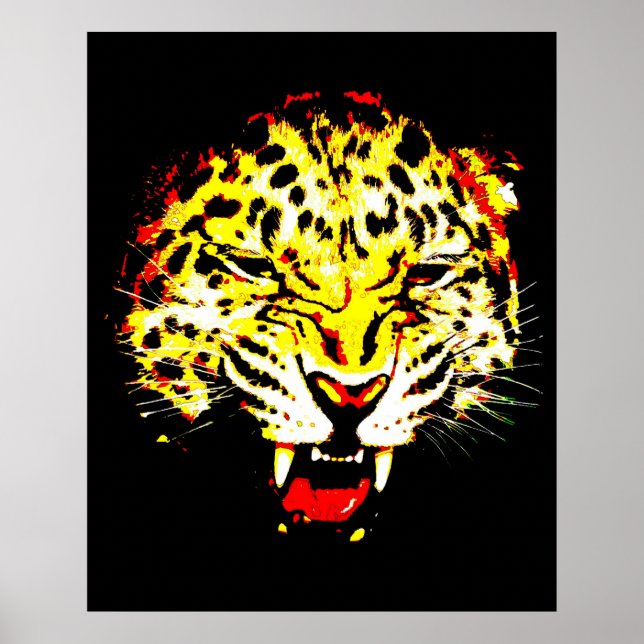 Poster de Leopardo - Posters-leopardo - Gatos Gran (Frente)
