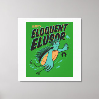 Poster de liberação do elusor eloquente na Canvas