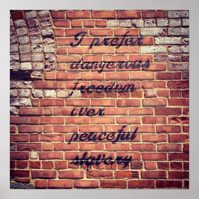 Poster de liberdade (Frente)