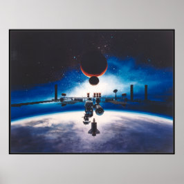 Poster de Liberdade da Estação Espacial