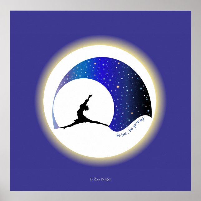 Poster de Liberdade Espiritual e Espiritual Motiva (Frente)