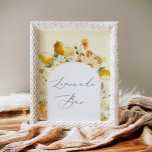 Poster de limonada com arco floral elegante<br><div class="desc">Itens de correspondência de Poster de limonada de arco floral elegante disponíveis.</div>