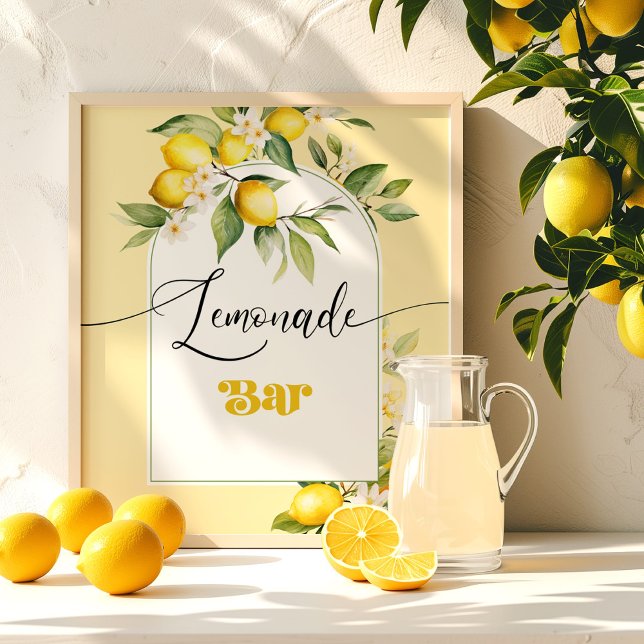 Poster de Limonada de Bar de Limonada (Criador carregado)