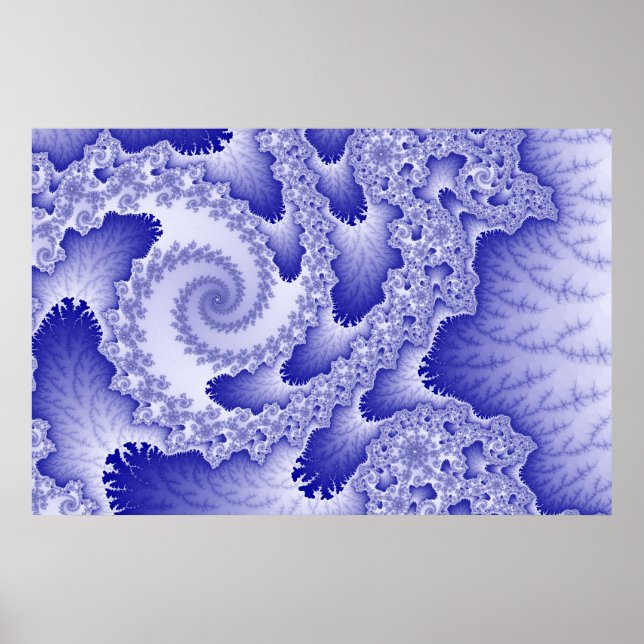 Poster de línguas azuis (Frente)