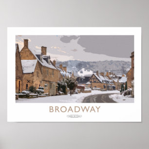 Poster de linha de estrada