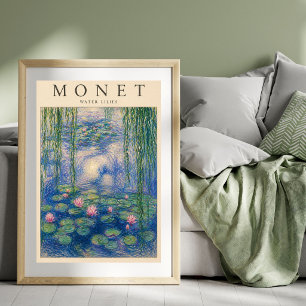 Pôster de Lírios de Água de Monet Jardim Impress