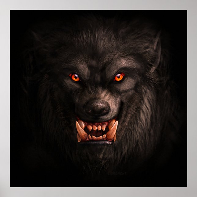 Poster de lobisomem (Lycanthropy) (Frente)