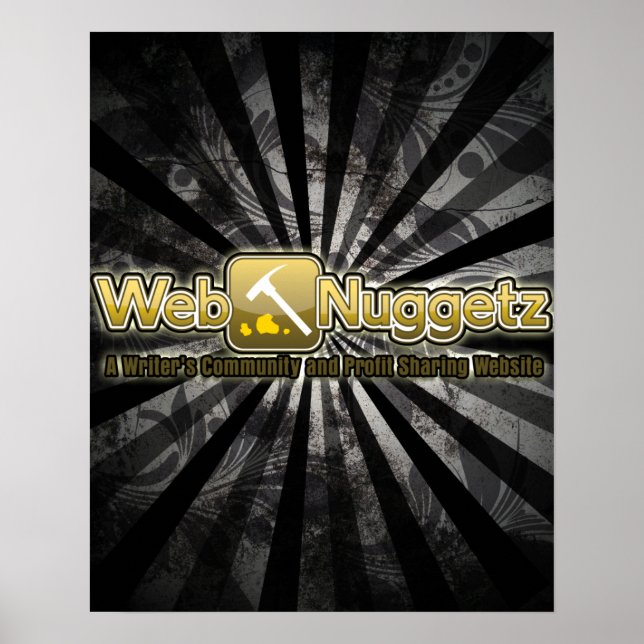 Poster de logotipo Webnuggetz (Frente)