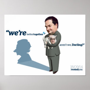 Pôster De Londres com Amor-bombas