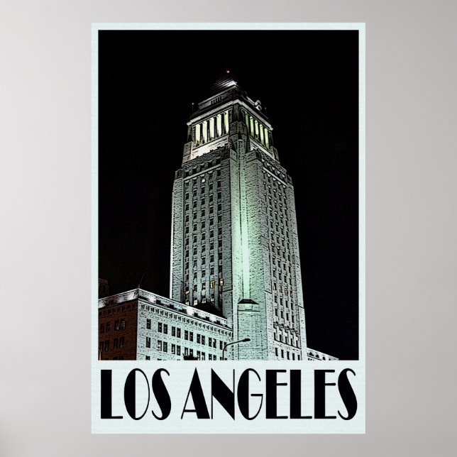 Poster de Los Angeles 36 x 24 (Frente)