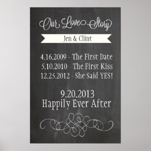 Poster de Love Story do quadro