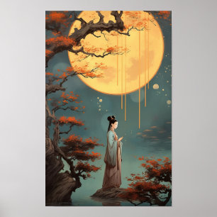 Poster de Lua Cheia do Festival Lunar