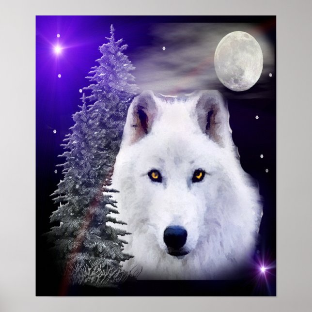 poster de lua de lobo (Frente)