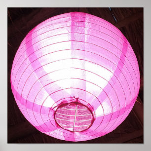 Poster de Luminescência Rosa Suave