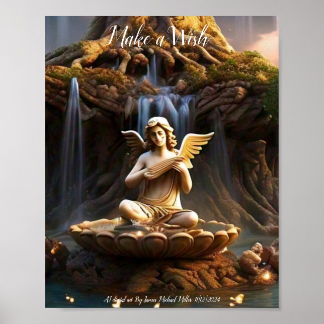 Poster De Luz Negra Por James Michael Miller (Frente)