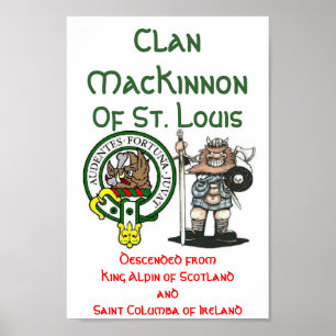 Poster de MacKinnon St Louis do clã